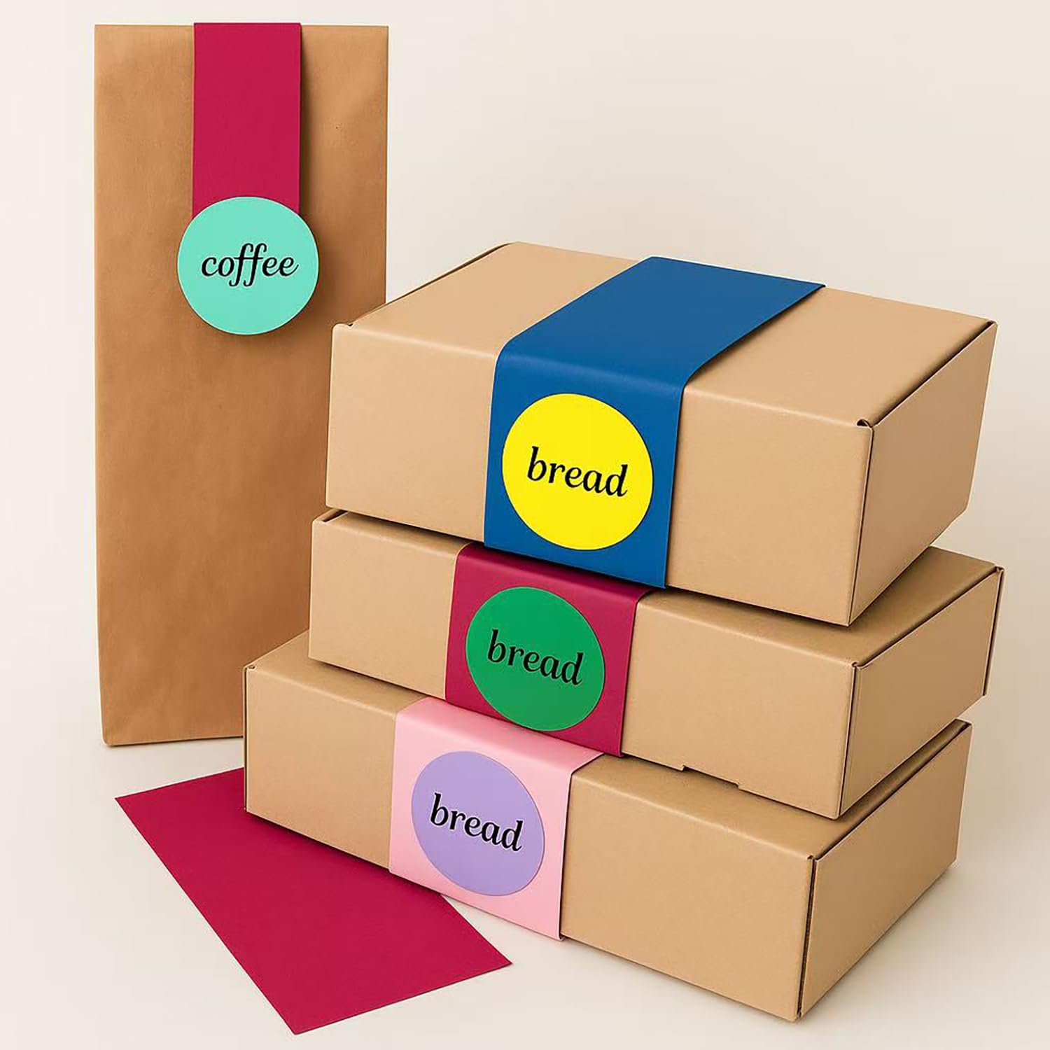 Pricing Stickers Dot Stickers 1400 PCS Color Coding Labels Round Circle ...