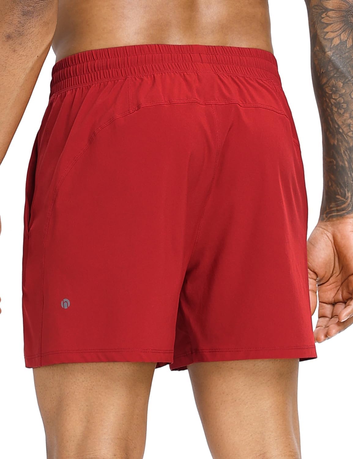 HeyNuts Infinite Men's Linerless Shorts 5", Athletic Running Workout Sports Quick Dry Lightweight with Pockets - Image 2