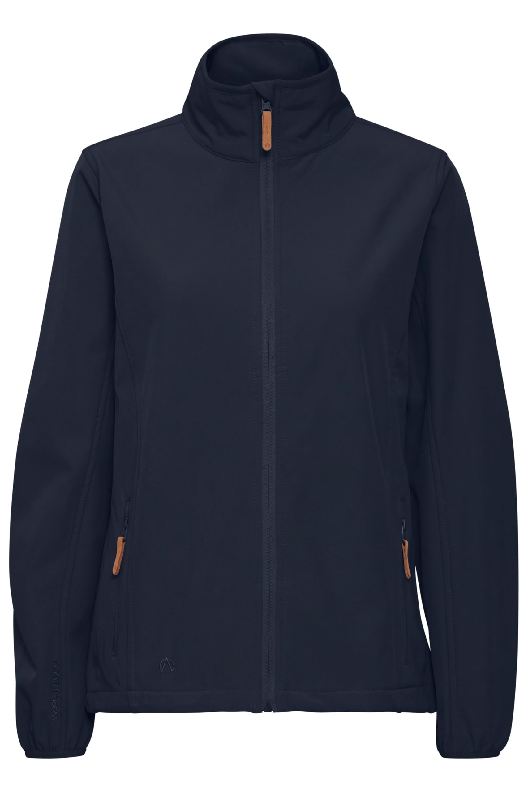 NORTH BEND NBCorrina Damen Softshell Jacke Funktionsjacke wasserdicht atmungsaktiv winddicht Wassersäule 8000mm W-PRO Wetterschutzsystem, Größe:42, Farbe:Navy Blazer (2048)