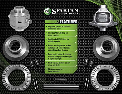 Spartan Locker For Model 35 With 27 Spline Count And A 1.625" Carrier, Includes Heavy-Duty Cross Pin #TOP3