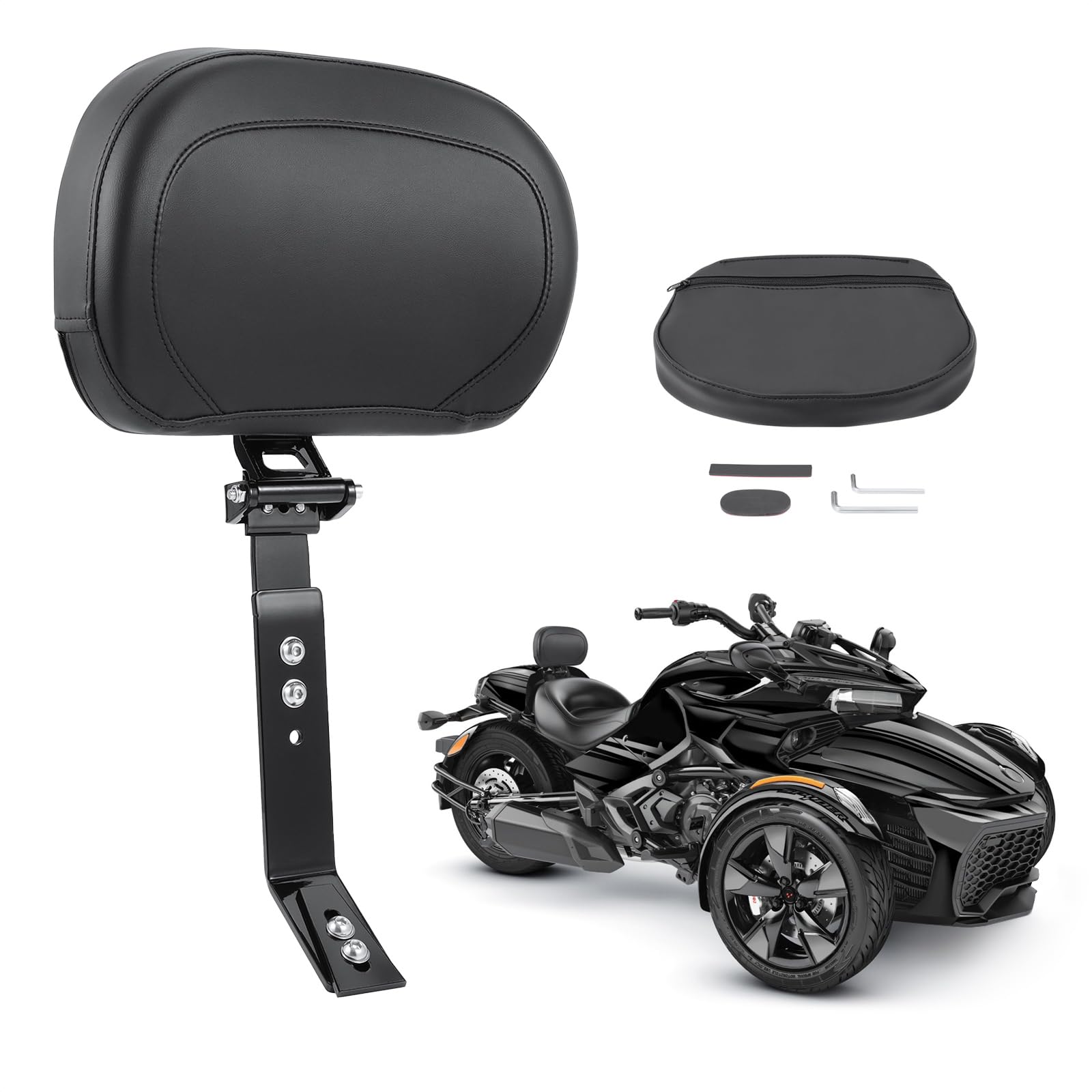 Amazon.com: Aferrizu Adjustable Driver Backrest Front Rider Back