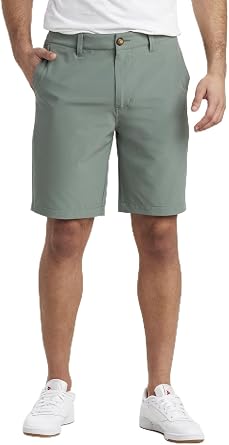 Unionbay Mens Ub Tech 9" Stretch Flat Front Classic Chino
