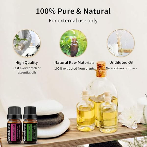 GREENSLEEVES ユーカリエッセンシャルオイル 100% ピュア精油 ナチュラル ディフューザー用 マッサージ用 アロマ テラピー 10ml - 5