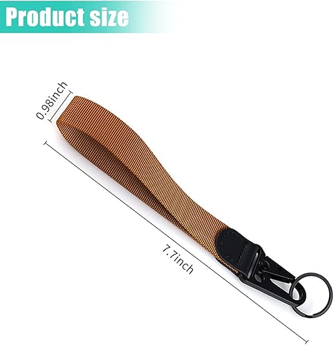 Miniatura 4 de Correa de pulsera para llaves, correa de muñeca de mano, elegante llavero de pulsera, llavero de la cartera, tarjeta de identificación de