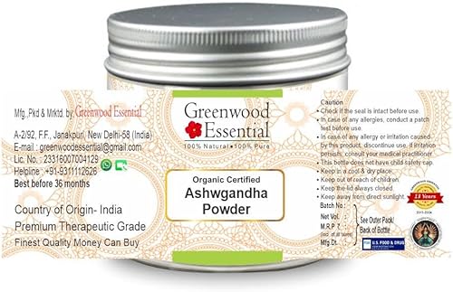 Vista 27 de Greenwood Essential Polvo de regaliz/regaliz puro (Glycyrrhiza glabra) certificado orgánico 100% natural, grado terapéutico, 100 gm (3.5 oz)