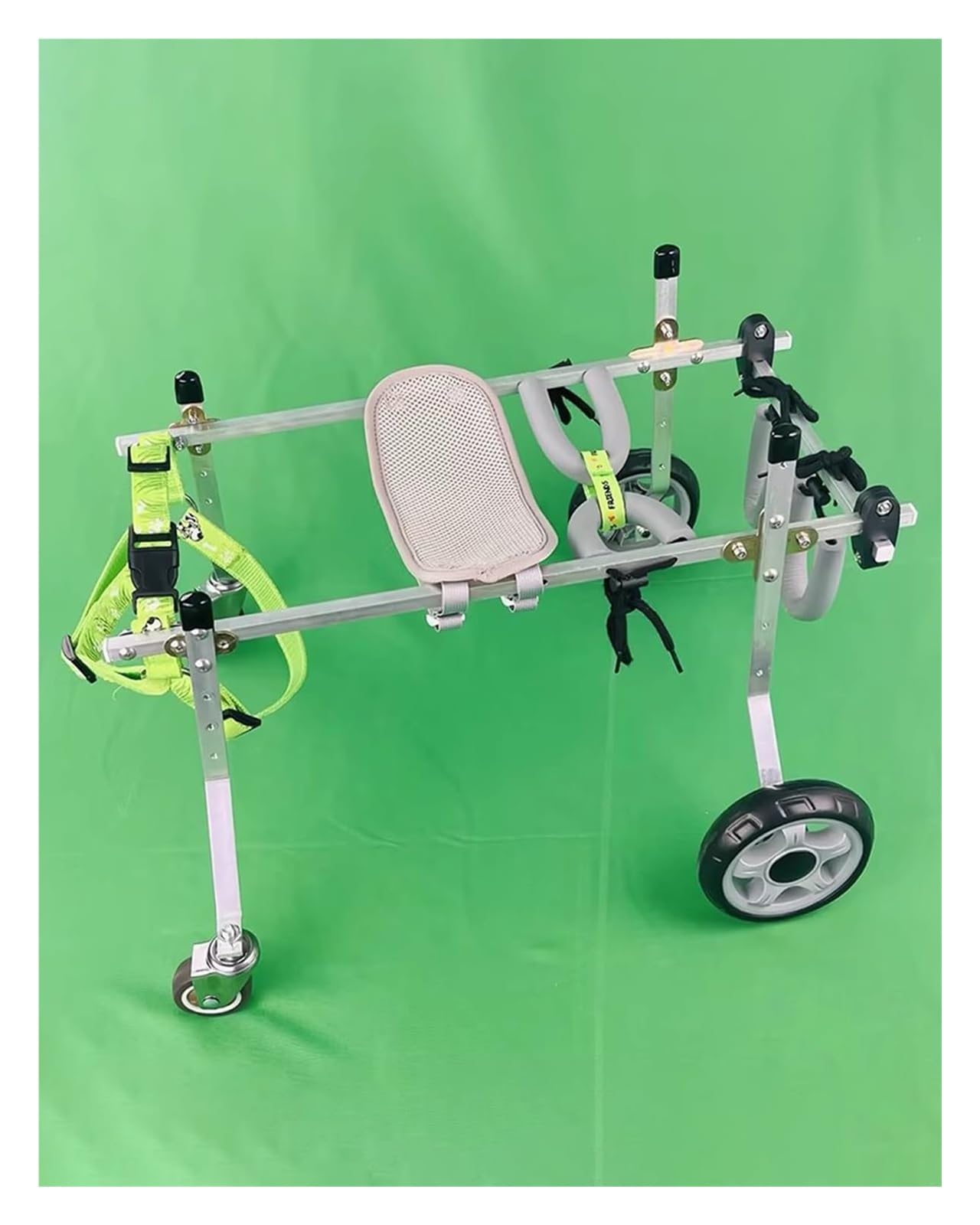 Silla de ruedas ajustable para perros con 4 ruedas estables y andador ligero