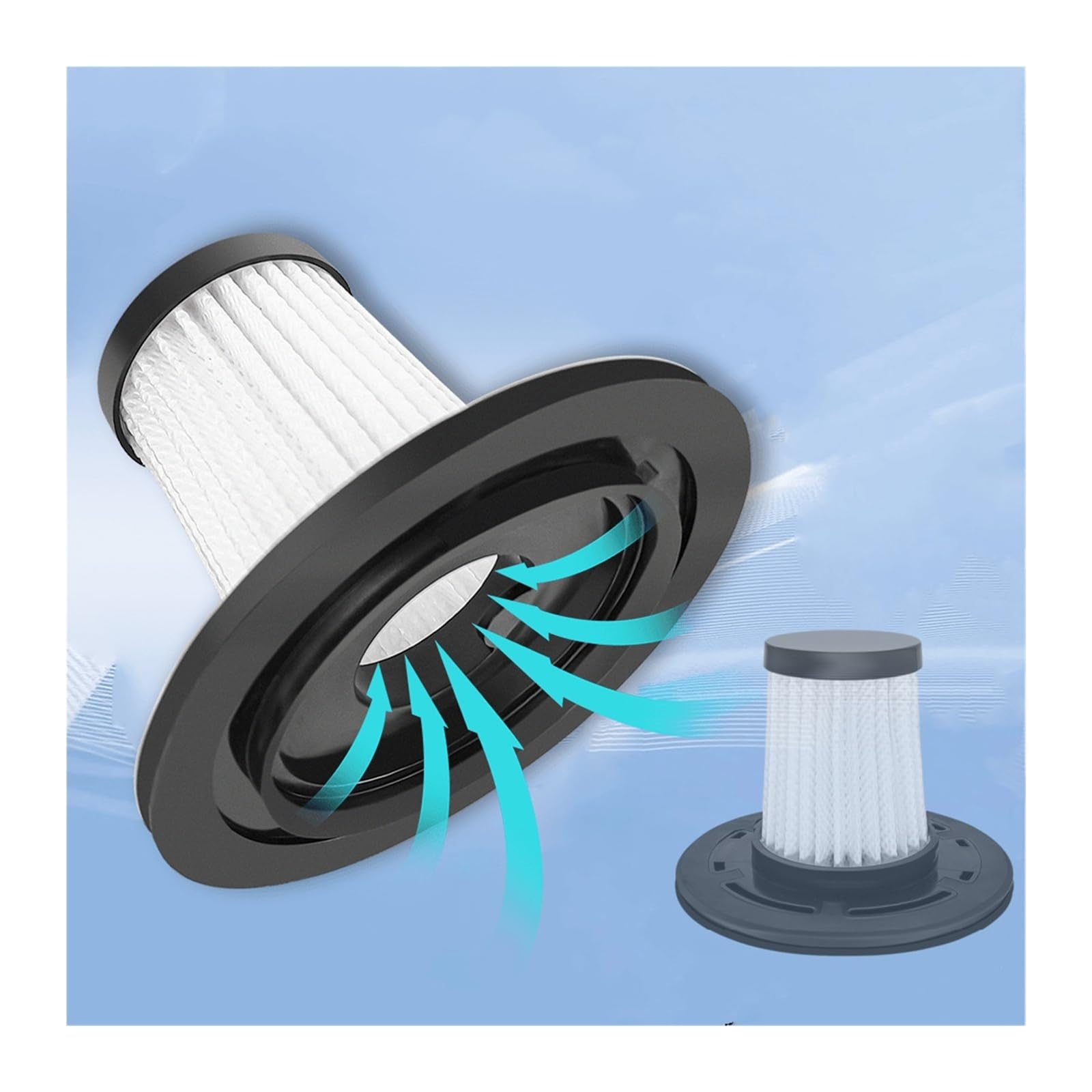Mikrofilter for Akku-Nass-Trockensauger