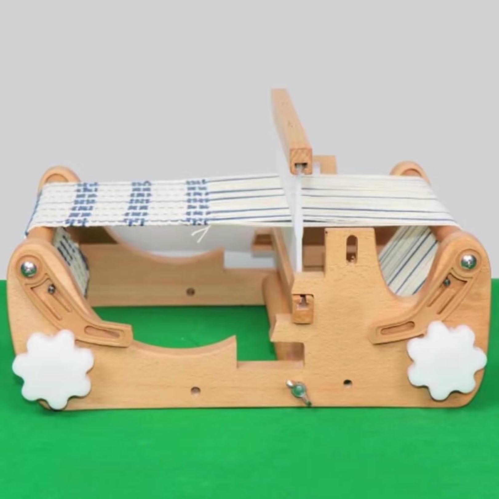 Kit telaio per tessitura, macchina per maglieria tessuta a mano fai da te, supporto per la casa in legno per telaio per tessitura multi-artigianato, con pettine e bobina, per bambini principianti