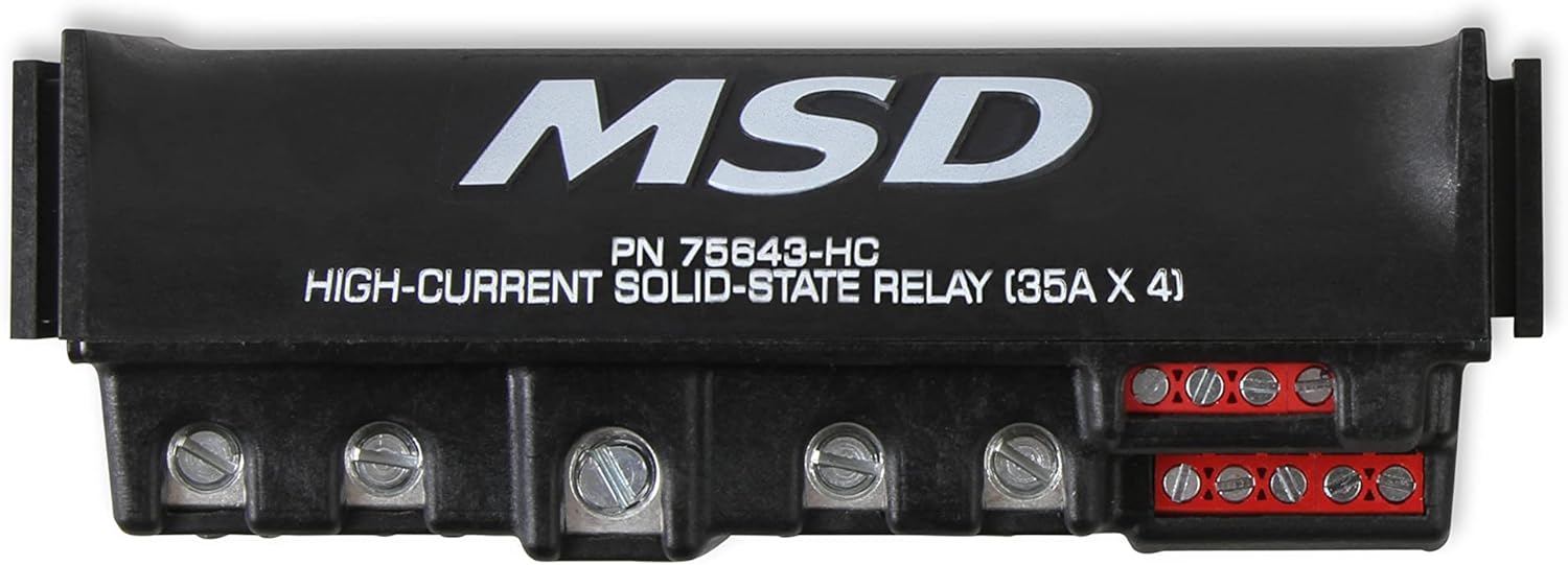 MSD 75643-HC Solid State Relay, 35AX4, Black