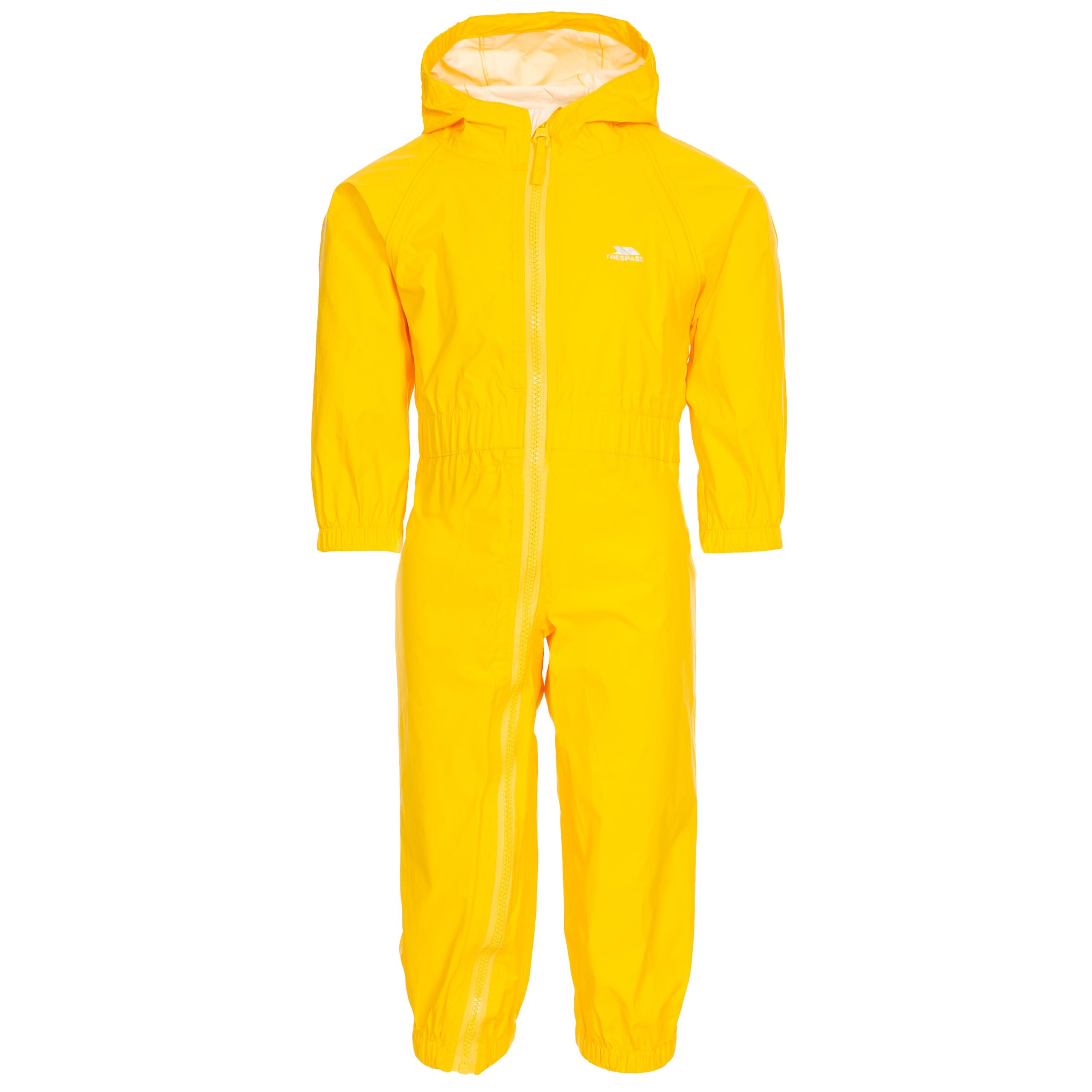 Trespass Babies Rainsuit Hooded Waterproof All in One Breathable Suit Button