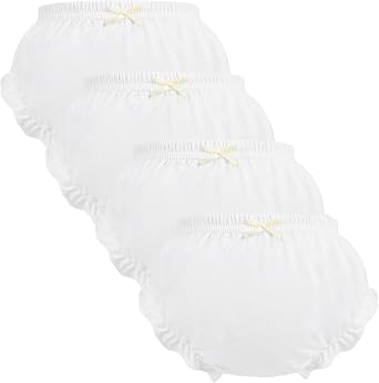 Toddler Underwear for Baby Girls Cotton Bloomer Toddlers Shorts Panties Kids Diaper Cover