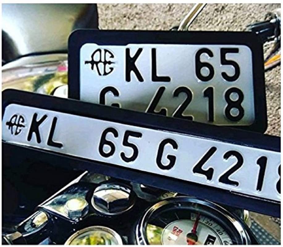 Auto Oprema (Award Winner at INDIA'S Rising Star 2024) BikeNumber Plate Frame Set of 2 (Front and Back) Black Compatible with 3 Series GT - Image 6 thumbnail