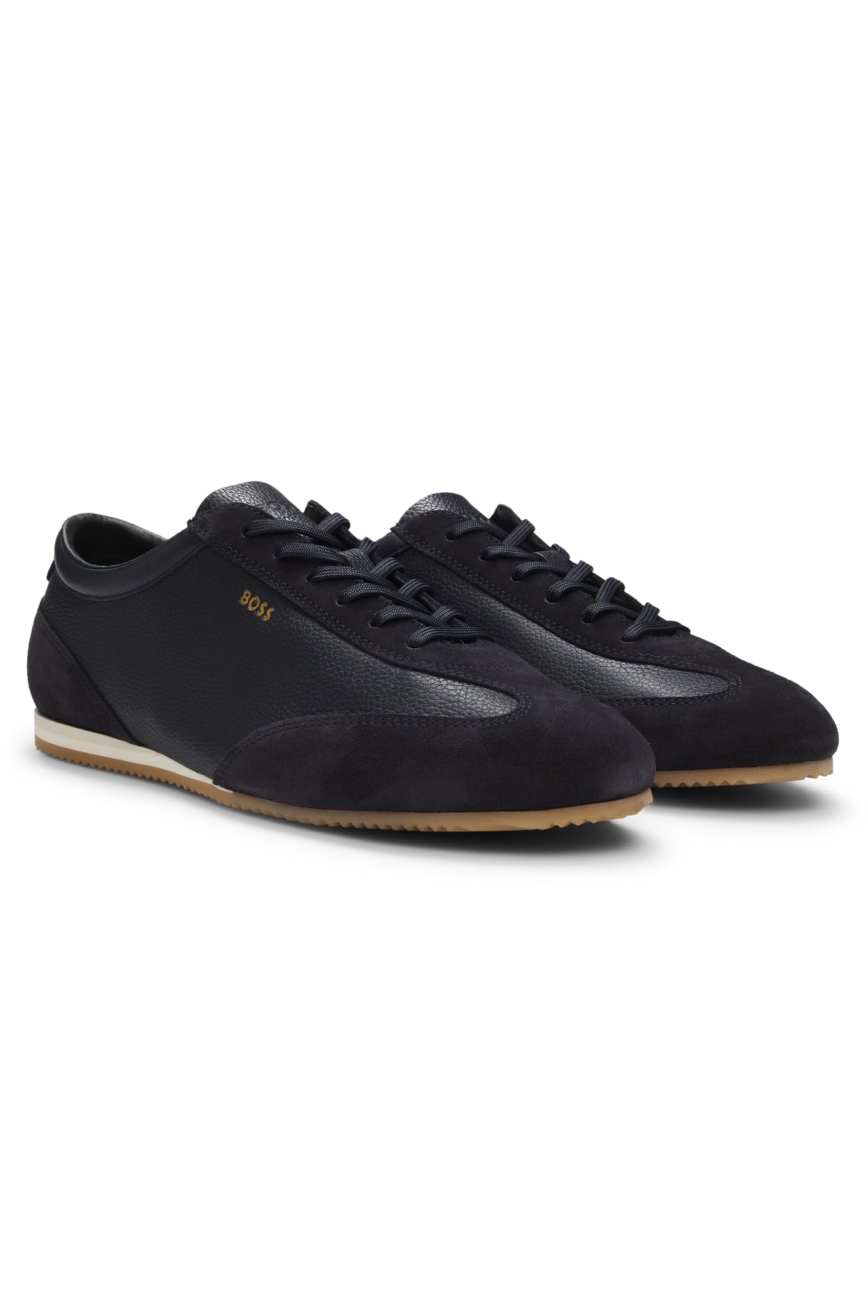 BOSS Men's Lineor_Lowp_sdtb 10266544 01Low-Profile Trainers, darkblue, 8 UK