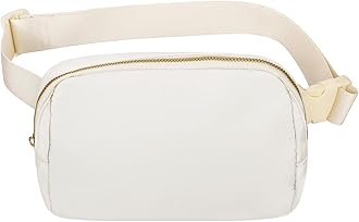 Fanny Pack For Women And Men Crossbody Bag Belt Bag with Adjustable Strap Graduation Gifts Off White