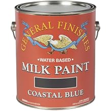 General Finishes Water Based Milk Paint, 1 Gallon, Coastal Blue