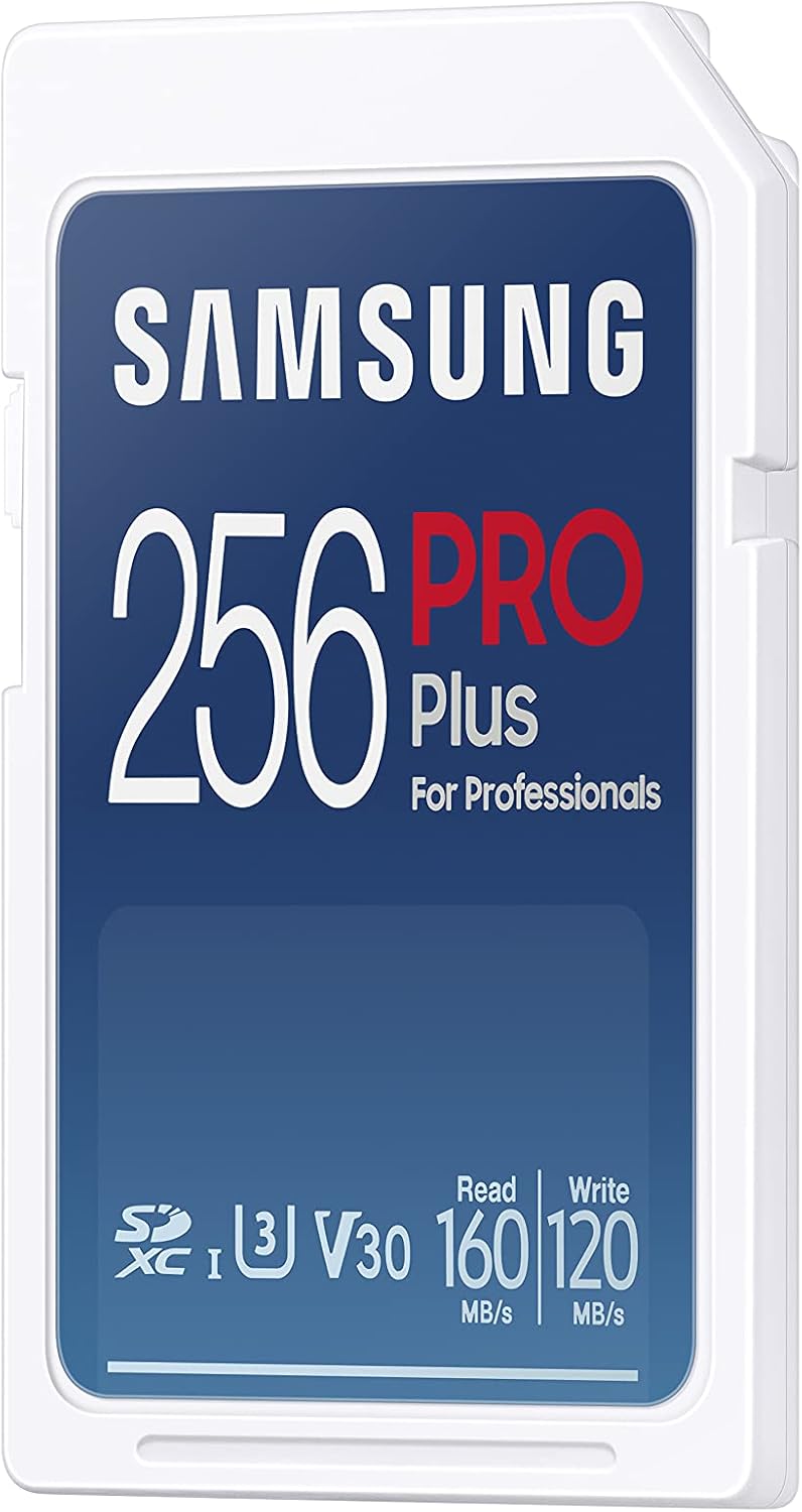 SAMSUNG PRO Plus Full Size SDXC Card 256GB, (MB-SD256K/AM, 2021) : Everything Else