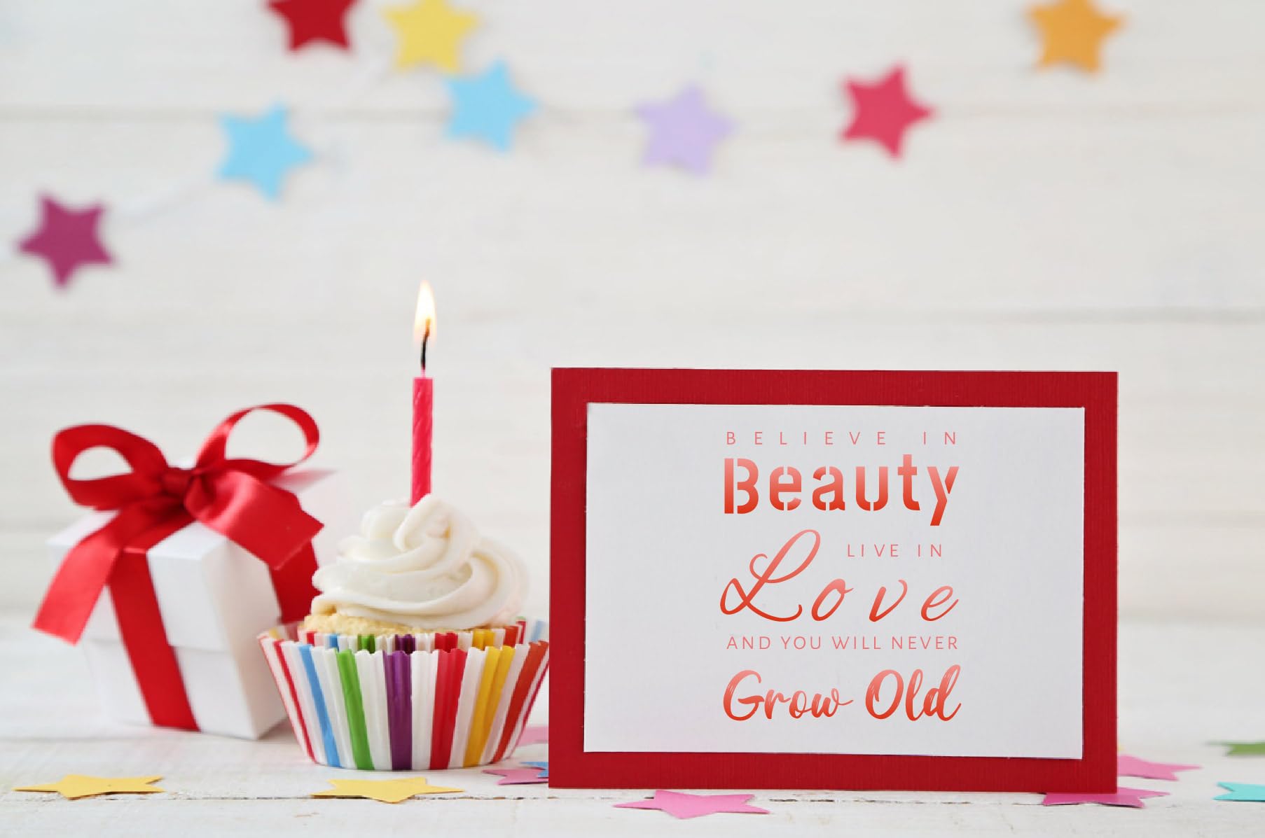 Acrylic Stamp Block Arbuya Words Clear Stamps Happy Birthday Thank You ...