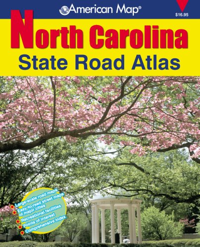 American Map North Carolina State Road Atlas: ADC, the Map People ...