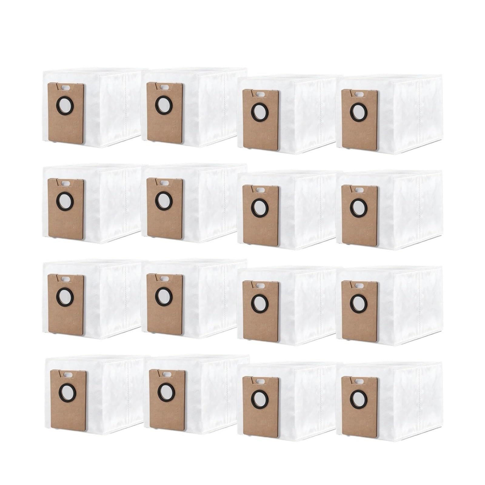 Bolsas De Polvo RVA202, Compatibles Con Tapo,RV30 Max Plus, Aspiradora Robot RV20 Max Plus, Bolsas De Aspiradora De Gran Capacidad De 3,5 L(16 Dust Bags)