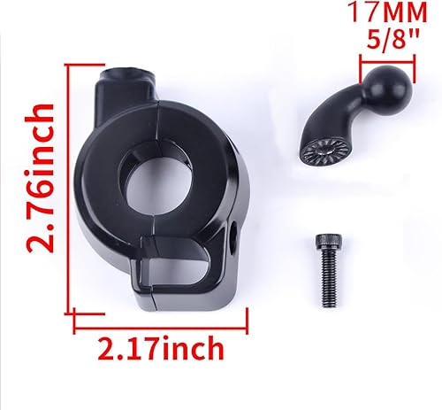 Miniatura 7 de PANICAL Motocicleta para Honda Goldwing GL1800 F6B DCT 2018-2025 manillar izquierdo 0.669 in 58 pulgadas soporte de rótula compatible con teléfono y