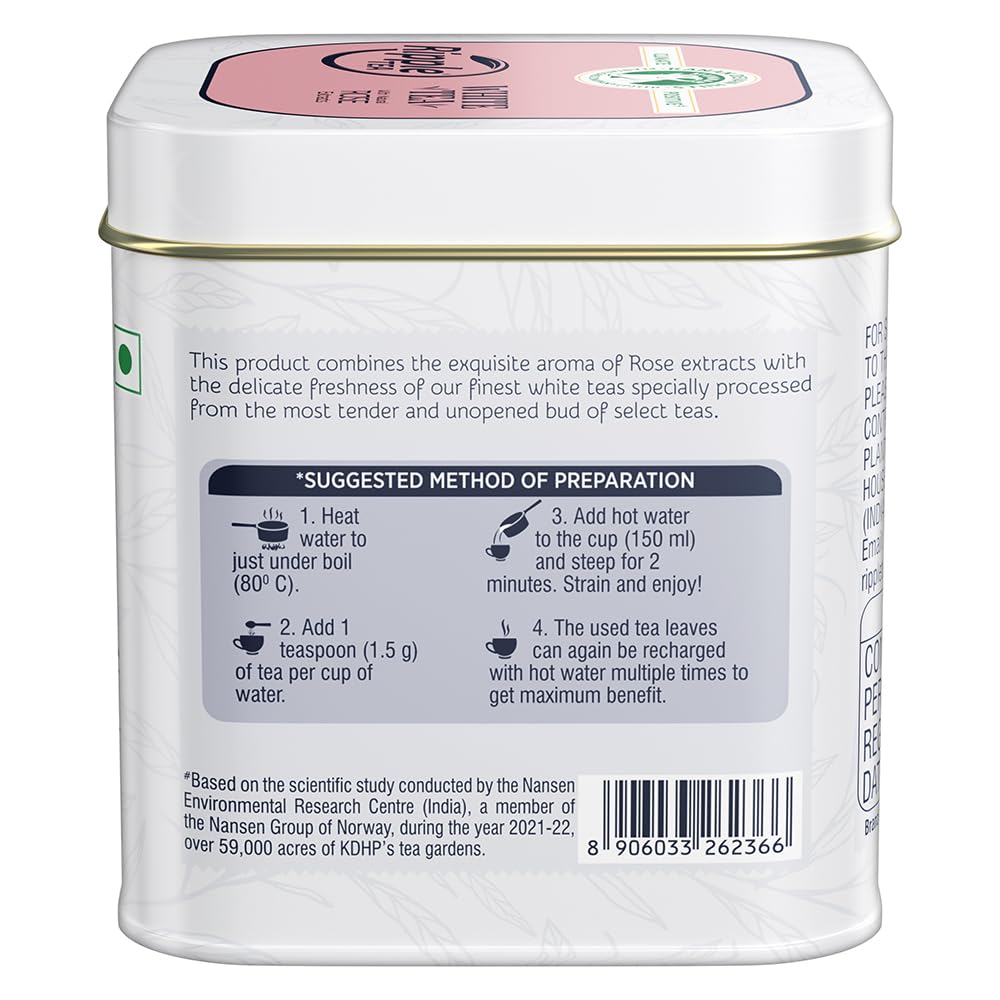 Ripple White Tea with Natural Rose Extracts 25 g - Image 2 thumbnail