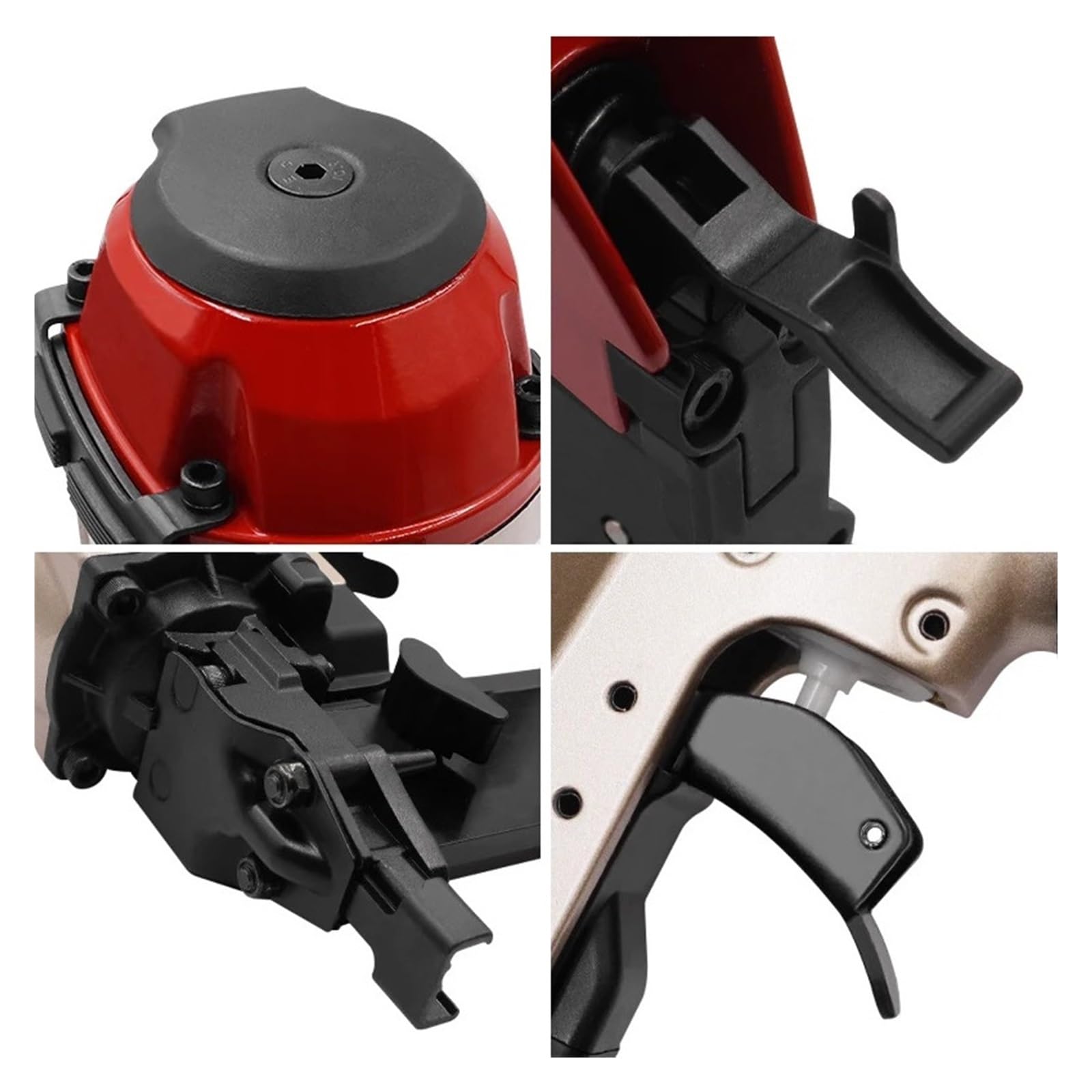 Cucitrice Professionale Heavy Duty Pinzatrice Pneumatica N851-C Pistola Chiodo Ad Alta Resistenza Per Coperture Di Tetto, Mobili, Pistola Chiodatrice