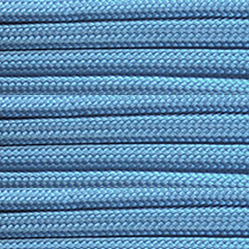Paracord Planet 25 Foot Hanks of 550 Type III 7 Strand Paracord (Baby Blue 25 Feet)