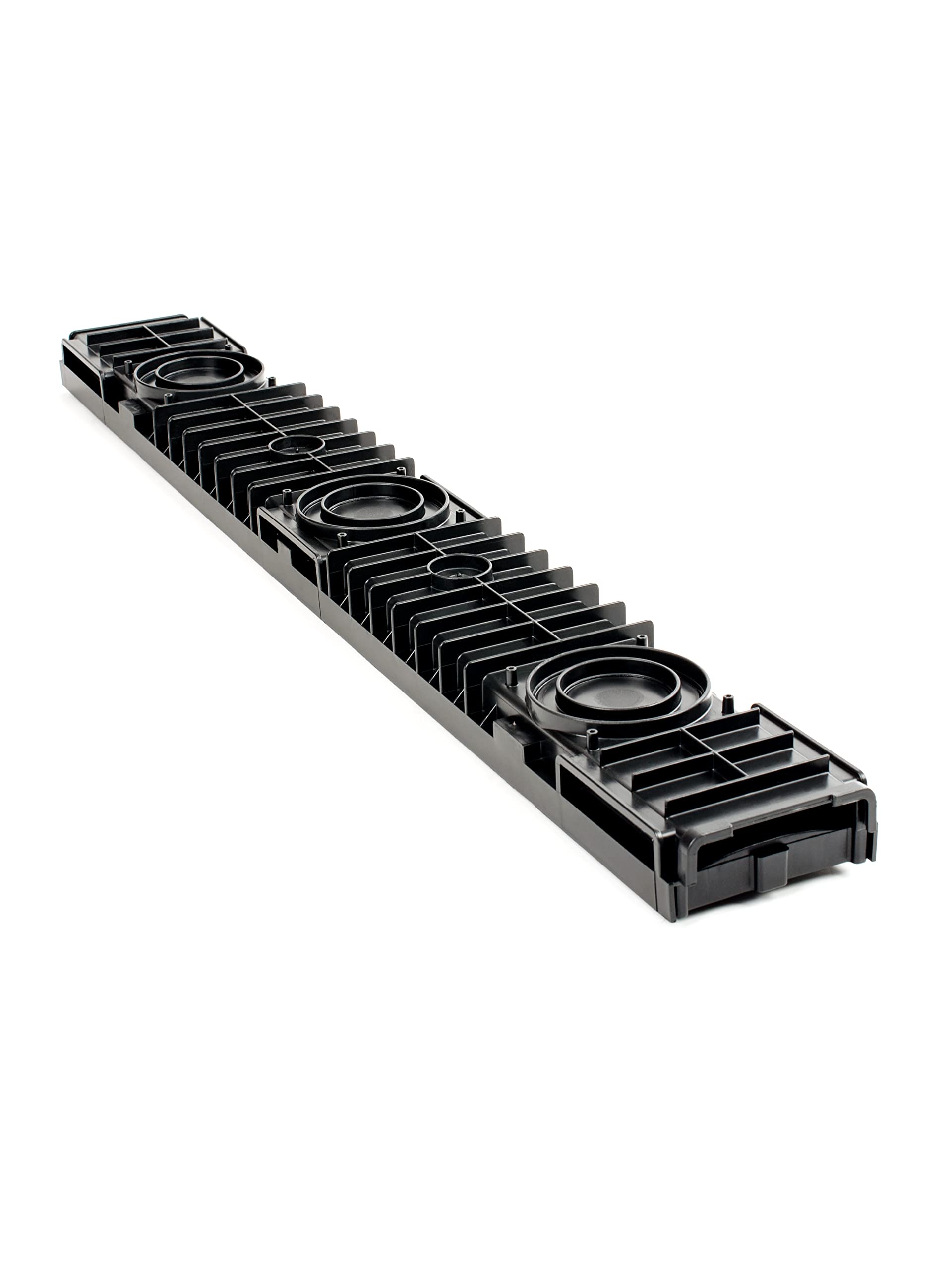 Conduit de Drainage Hauteur 55 mm Lot de 4 m. Inclus : Embouts et Connecteur DN110