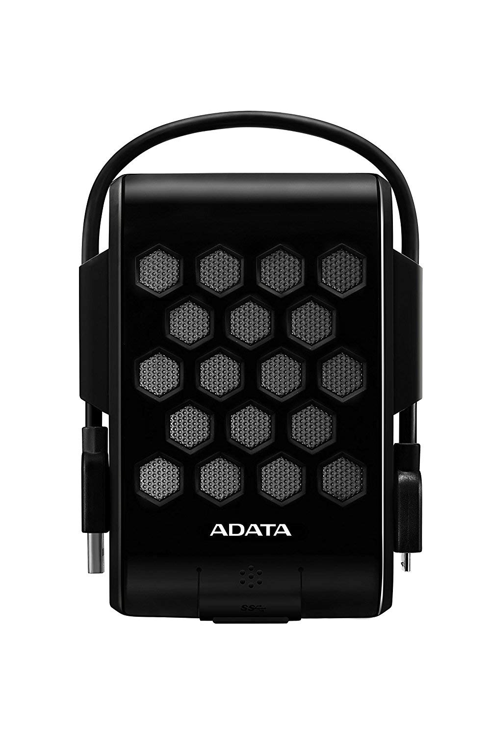 ADATA HD720 2TB USB 3.0 High Speed G Shock Sensor IP68 Military Grade Waterproof Dustproof Shockproof Ruggedized External Hard Drive, Black (AHD720-2TU3-CBK)