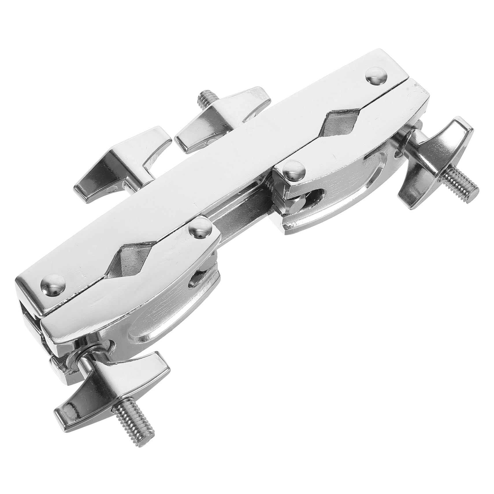 Sosoport Drum Kit Cowbell Clamp with Extension Arm Clamp Holder for Bass Drum Durable Cowbell Mounting Bracket Percussion Accessory for Drummers