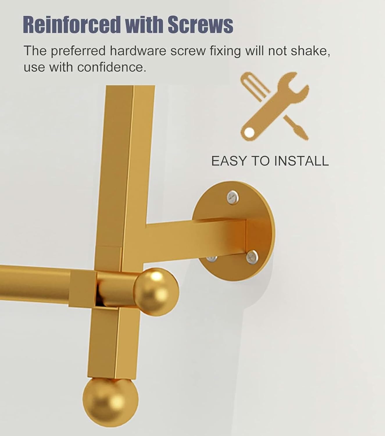 Wall Monuted 7 Layer Multifunctional Storage Rack Holder for Silk Scarf/Wrapping Paper/Ribbon/Fabrics, Retail Stores/Clothing Store Display Stand, Rustproof Steel Finish~/