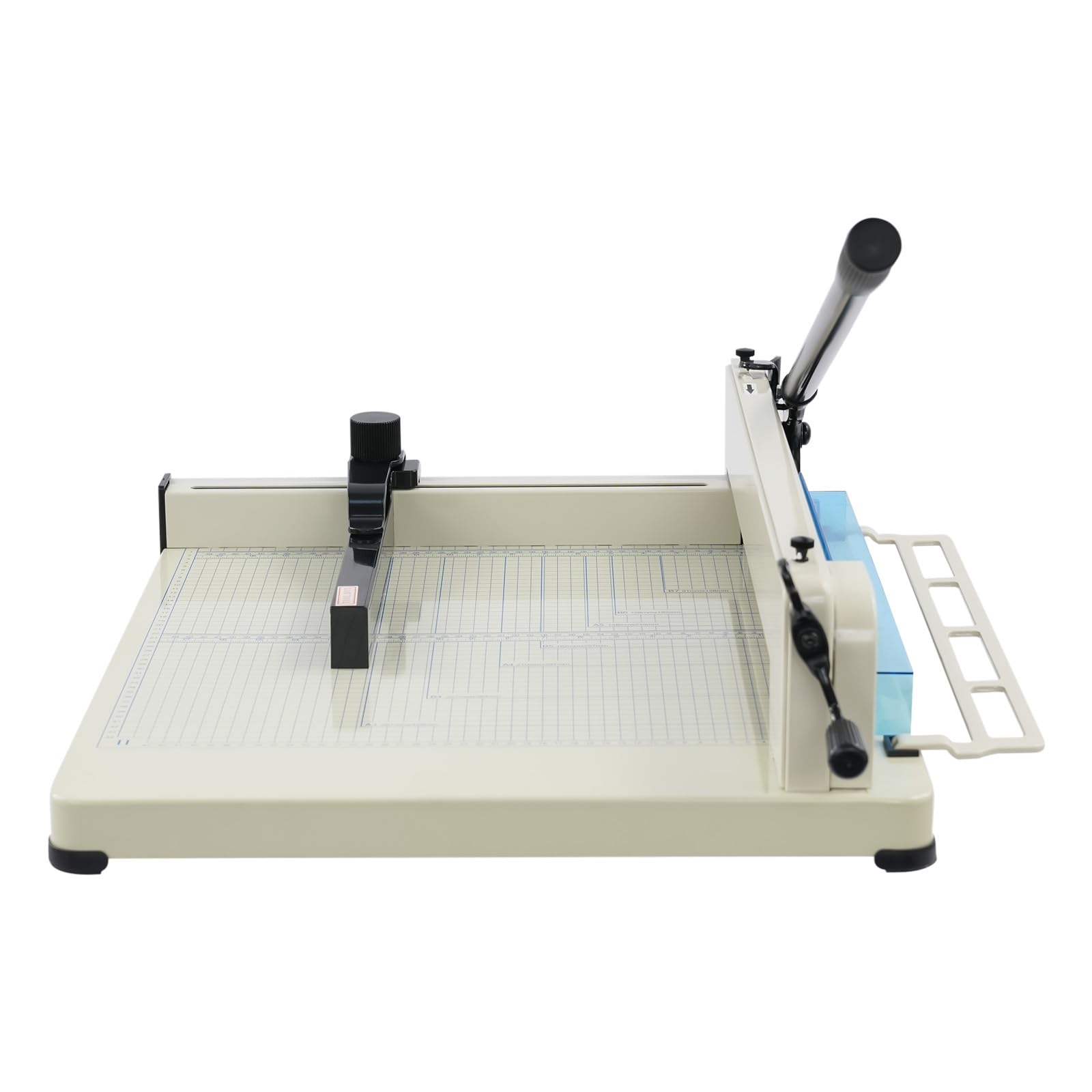 Taglierina manuale A3/A4/A5 (carta 400 mm, 400 fogli), taglierina a leva manuale con blocco di sicurezza, forbici a ghigliottina per carta, massima precisione, ufficio, casa, scuola