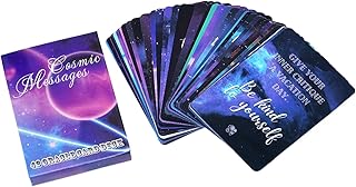 Comprar Baraja De Tarot | Baraja De Tarot Espacial De 42 Cartas,Juego De Mesa para Noches Familiares - para Adivinación De Trabajo Amor Halloween Niños Adultos Cocina Escuela Meditación