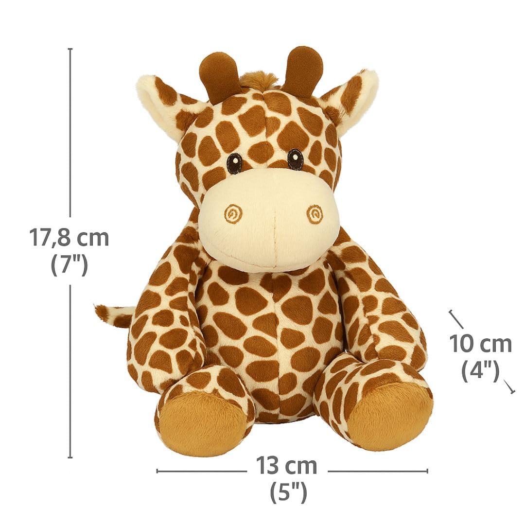 Pannolino Torta Neutro Unisex Baby Gift – Mussola Square wrap 9 Premium Pannolini Bavaglino Calzini e Peluche Morbido Giraffa