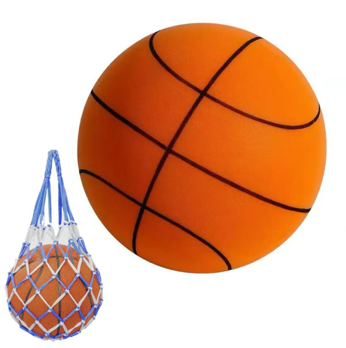 sanjimida Silent Indoor Basketball, Soft Foam with Groove for Quiet Dribbling, Training (7)