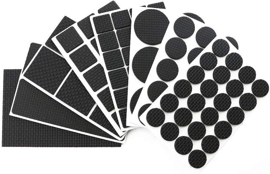 Finico 186 PCS Anti Slip Rubber Grabs Leg and Floor，Protect Hardwood Flooring，Premium Furniture Pads，Anti Slip Rubber，Wood Floor Protectors Exclusive Rubber Layer