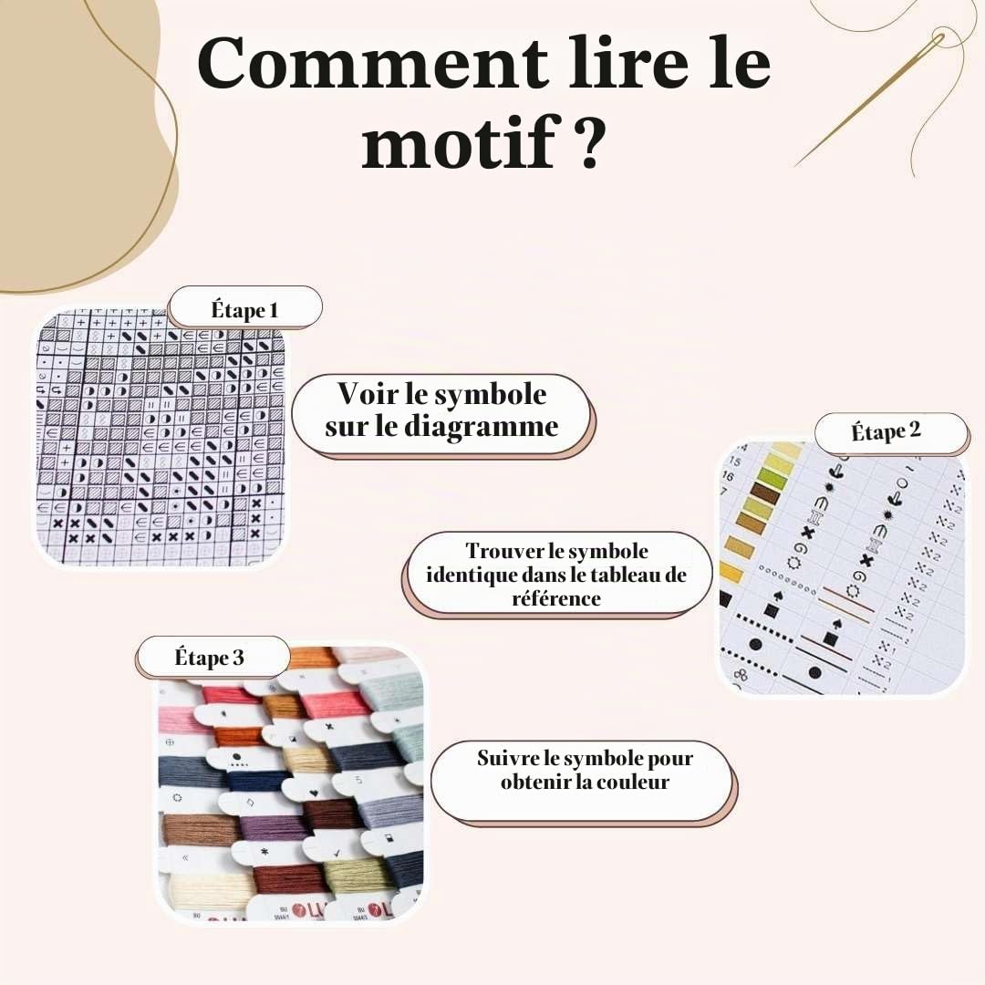Luca-S Kit de broderie au point de croix compté pour adultes - Doré - La fête mexicaine B706
