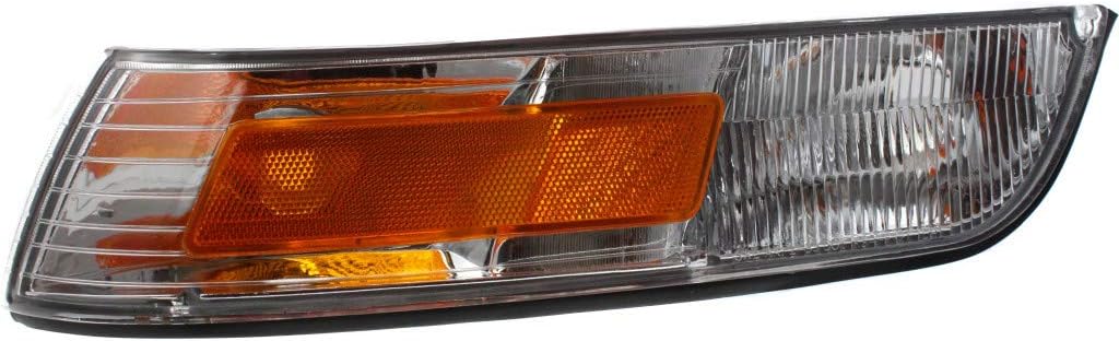 CarLights360 For 1995 1996 1997 Mercury Grand Marquis Pair Side Marker Lights Driver and Passenger Side GS/LS Models w/Cornering Light FO2550122, FO2551122 | F5MY15A201D, F5MY15A201C