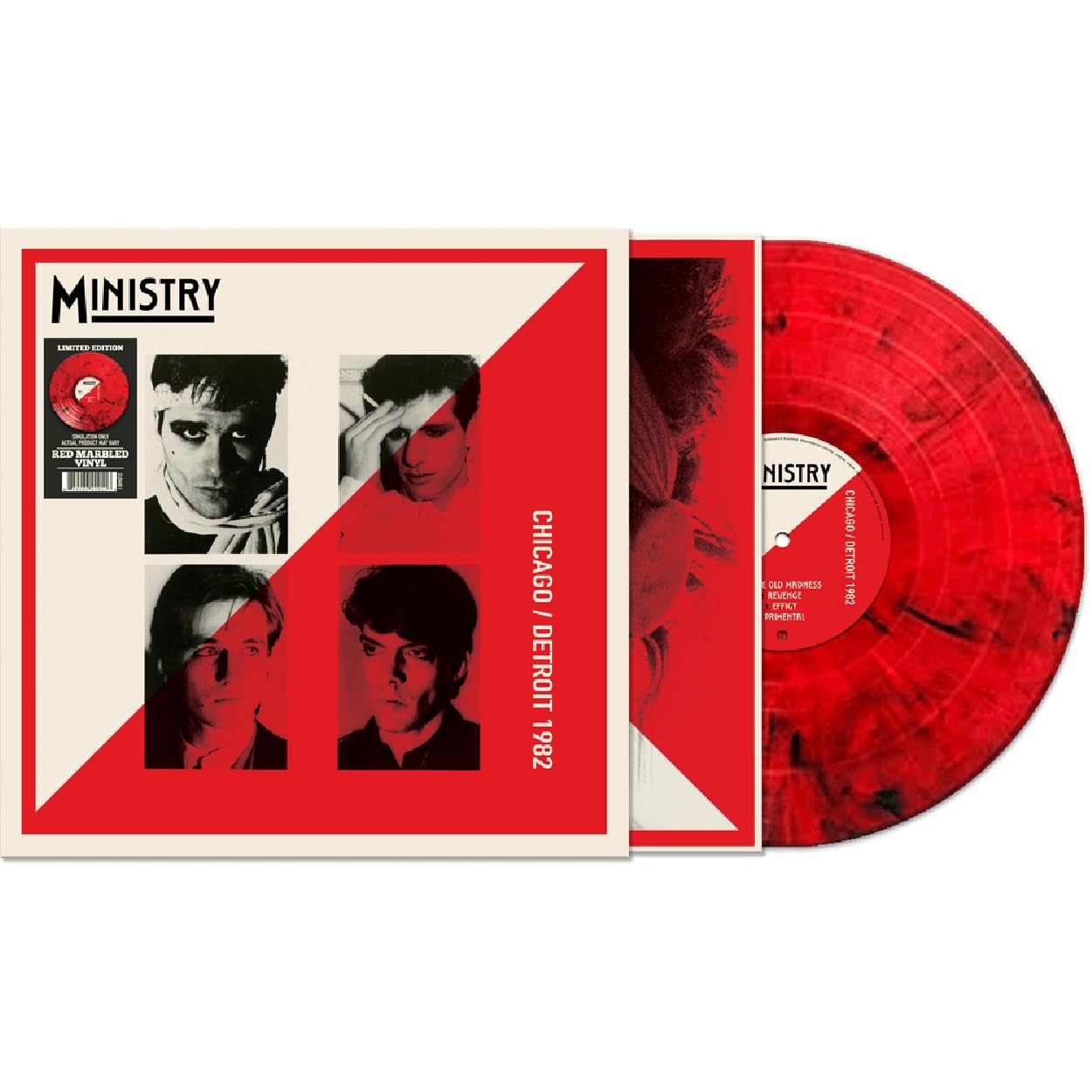 Ministry Chicago/Detroit 1982 LP Vinyl NEW