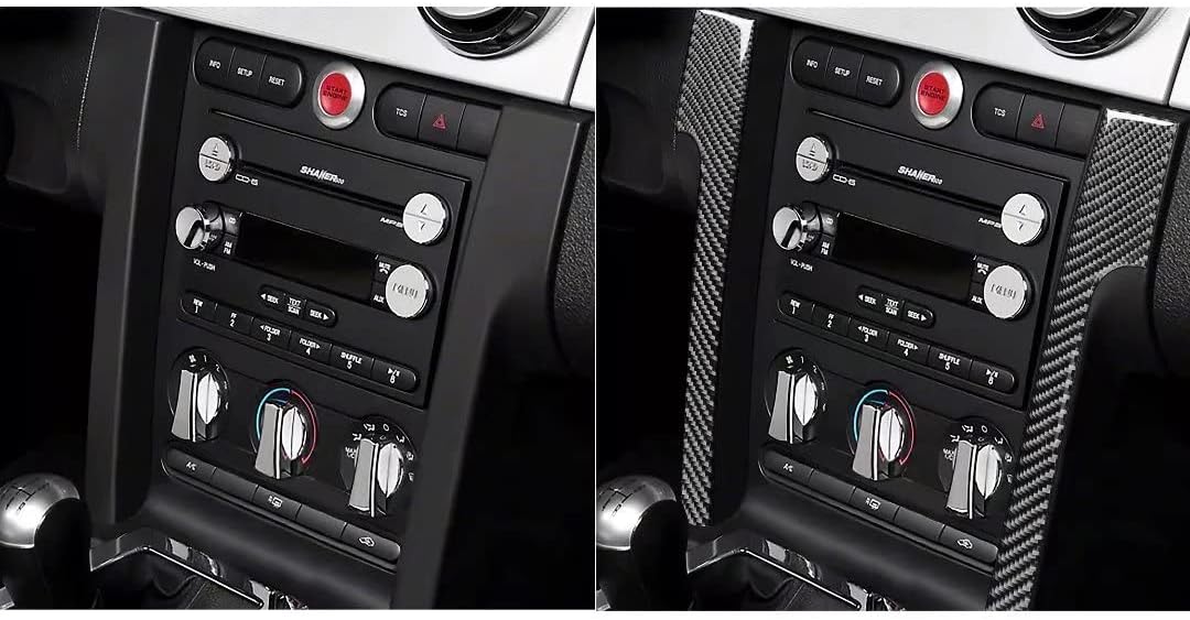 Fit for Ford Mustang GT 2005-2009 Car Central Control Side Panel Trim image 3