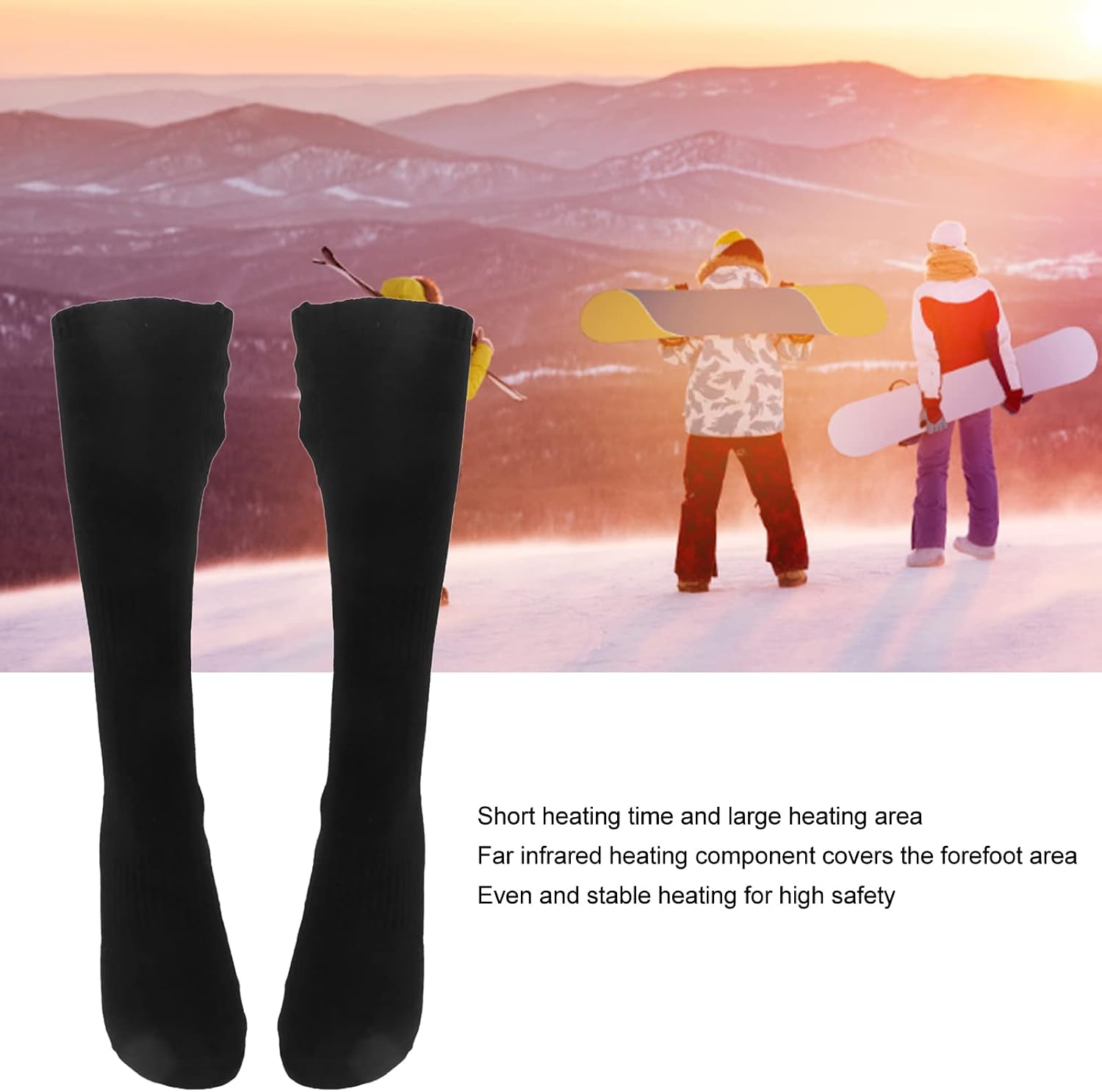 Heated Thermal Socks for Winter Outdoor Activities