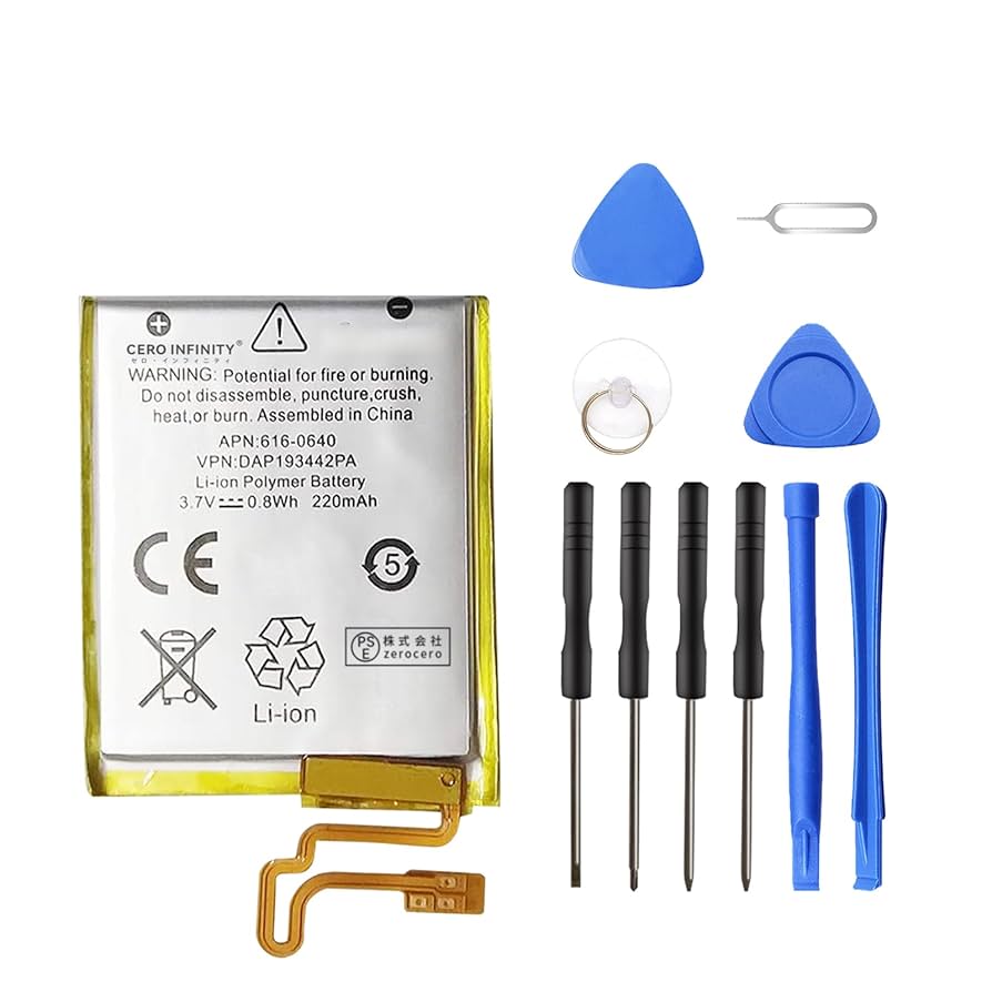 iPod nano 第6世代 16GB バッテリー新品 完動品 美品 A1446 2025年最新】ipod nano 第6世代 バッテリー 交換の人気アイテム