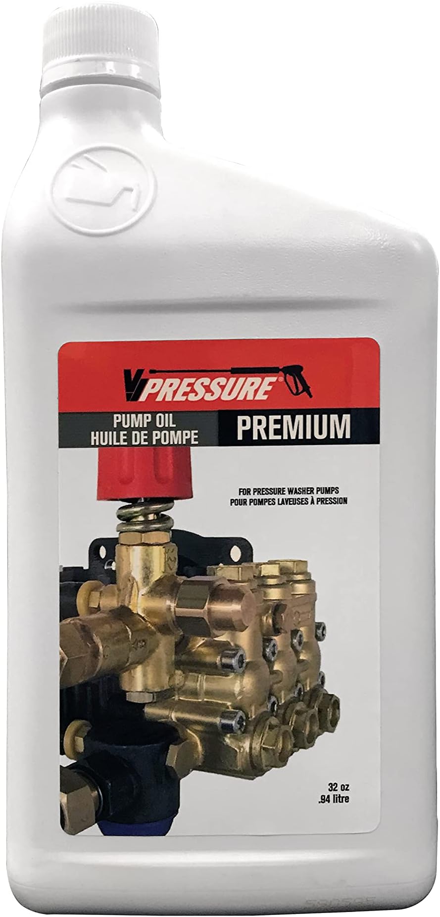 Valley Industries Pressure Washer Premium Pump Oil - 1 Liter, Black, (PK-85490000)