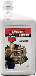 Valley Industries Pressure Washer Premium Pump Oil - 1 Liter, Black, (PK-85490000)