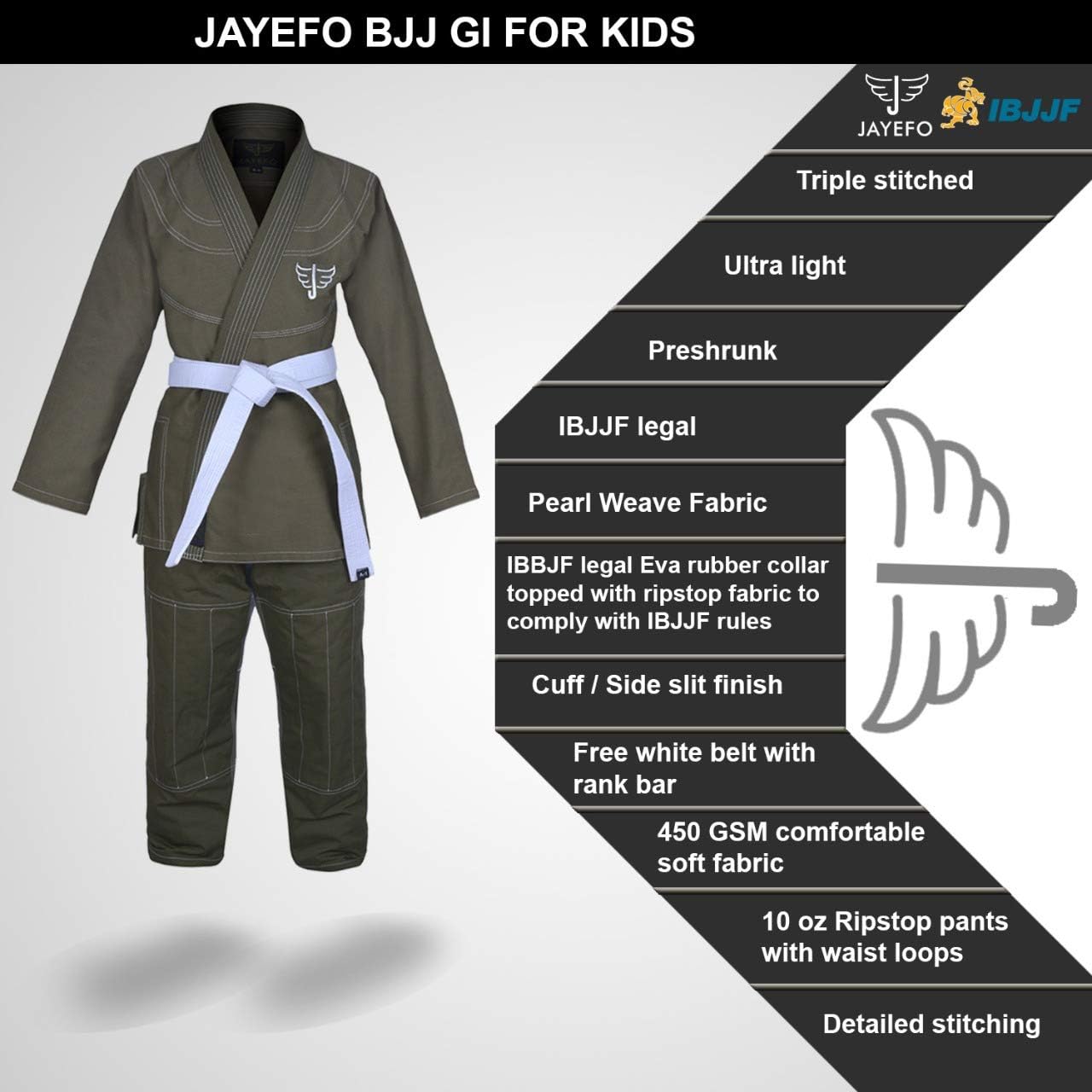 Bjj Belt Brazilian Jiu Jitsu Gi BJJ Gi For Men & Women