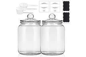 1/2 Glass Home Apothecary Jars