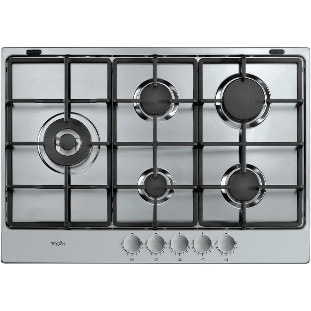Piano cottura n° 5 fuochi a gas inox - TGML 761 IX