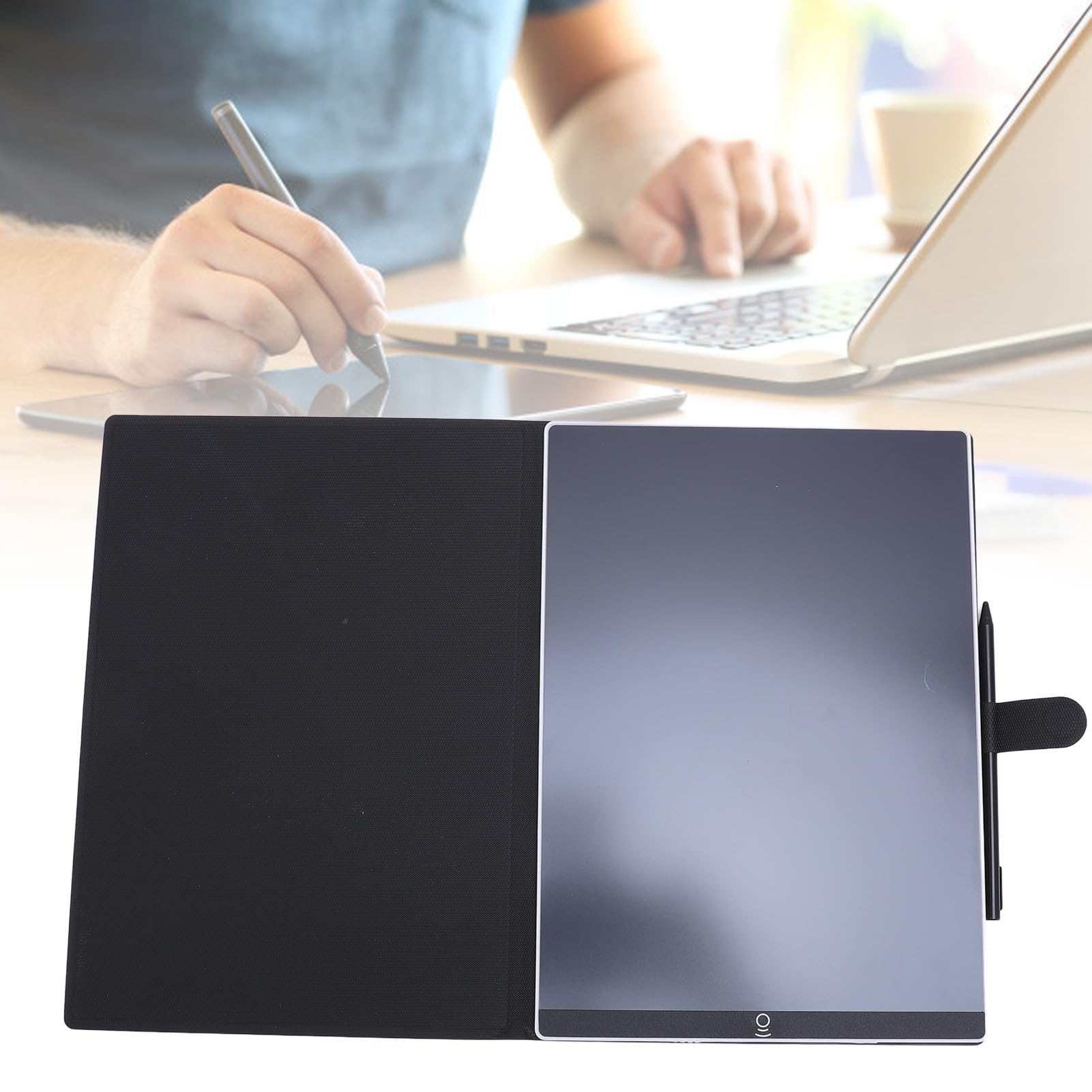 Tavoletta da Scrittura Riutilizzabile, Schermo LCD 11,5 Pollici, Cancellazione Istantanea con 1 Key, Penna e Custodia Protettiva, Tavoletta Grafica Digitale per Scuola L'ufficio