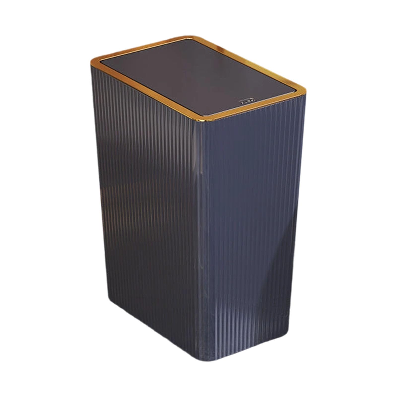 Jazuaiao Press Lid Waste Basket Large Capacity Bathroom Bedroom Trash Bin Leakproof Design Household Use Waist Container Household Garbage Bin