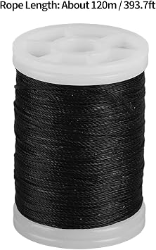 Bowstring Serving Thread, Impact Resistance, Anti Linting Portable Bowstring Thread, Reduce Loss, Polyethylene Bowstring for Recurved Bow Composite Bow
